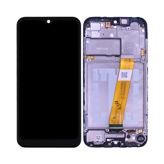 Touch+Display+Frame Samsung Galaxy A01 2020/A015 (Small Connector) Service Pack Black